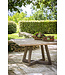 GOMMAIRE Outdoor Meubels | Organic Living Firkantet bord Dennis | Gjenvunnet teak naturgrå