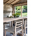 GOMMAIRE Outdoor Meubels | Organic Living Mesa de bar Dennis grande | Teca reciclada gris natural