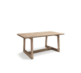 GOMMAIRE Outdoor Meubels | Organic Living Bar Table Dennis Small | Reclaimed Teak Natural Grey
