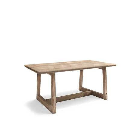 GOMMAIRE Outdoor | Organic Living Bar Table Dennis Small | Reclaimed Teak Natural Grey