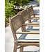 GOMMAIRE Outdoor Meubels | Organic Living Fauteuil Fiona | Teck gris naturel / Osier PE Antique Weed