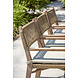 GOMMAIRE Outdoor | Organic Living Poltrona Fiona | Teak Grigio Naturale / Vimini PE Antique Weed
