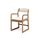 GOMMAIRE Outdoor | Organic Living Poltrona Sally | Teak riciclato grigio naturale
