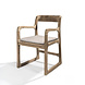 GOMMAIRE Outdoor | Organic Living Lenestol Sally | Gjenvunnet teak naturgrå