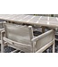 GOMMAIRE Outdoor Meubels | Organic Living Sessel Carlo | Teak Naturgrau / Seil