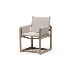 Gommaire Sillón Carlos | Teca Gris Natural / Lona Gommaire Sillón Carlos | Teca Gris Natural / Lona