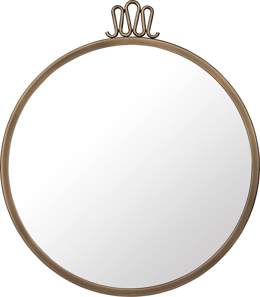 Gubi Wall mirror Randaccio - Round - Ø42 - Antique Brass Gubi Wall mirror Randaccio - Round - Ø42 - Antique Brass