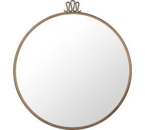 Gubi Wall mirror Randaccio - Round - Ø60 - Antique Brass Gubi Wall mirror Randaccio - Round - Ø60 - Antique Brass