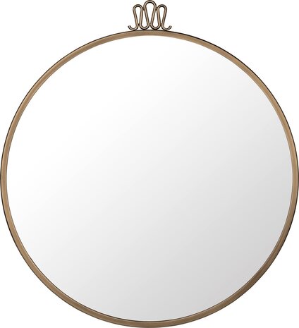 Gubi Wandspiegel Randaccio - Rond - Ø60 - Antique Brass Gubi Wandspiegel Randaccio - Rond - Ø60 - Antique Brass