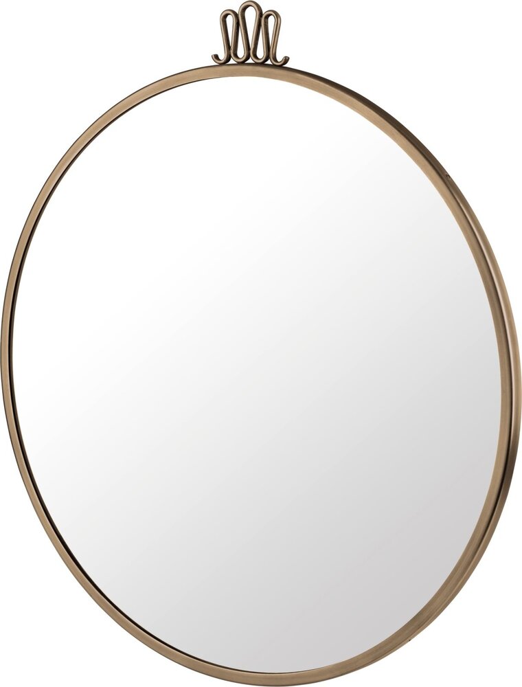 Gubi Wandspiegel Randaccio - Rond - Ø60 - Antique Brass Gubi Wandspiegel Randaccio - Rond - Ø60 - Antique Brass