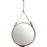 Gubi Wandspiegel Adnet - Rond - Ø58 - Tan Leather Gubi Wandspiegel Adnet - Rond - Ø58 - Tan Leather