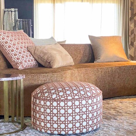 Evolution 21 Cannage Rose Reverse | Puff Scott Evolution 21 Cannage Rose Reverse | Puff Scott