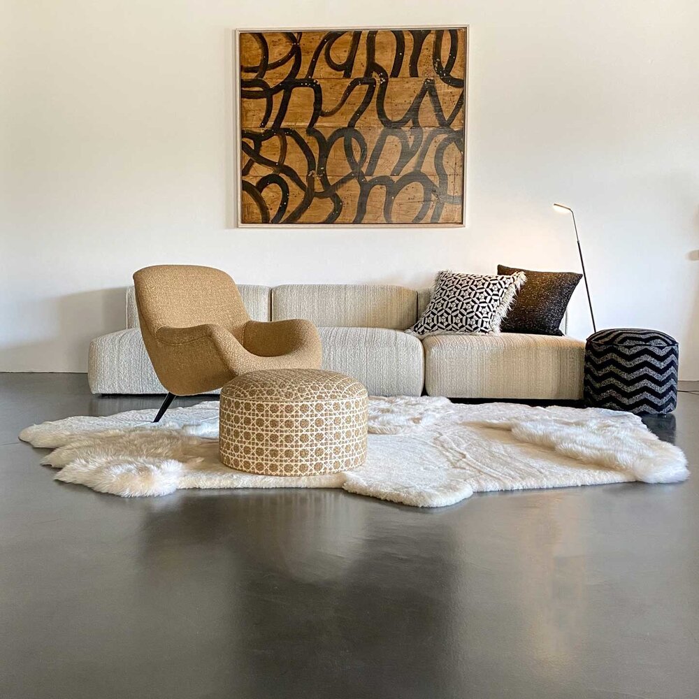 Evolution 21 Cannage Sable | Pouf Scott Evolution 21 Cannage Sable | Pouf Scott