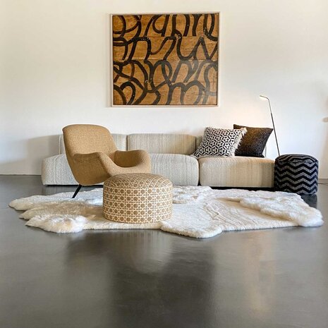 Evolution 21 Cannage Sable | Pouf Scott Evolution 21 Cannage Sable | Pouf Scott