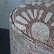 Evolution 21 Fiori Cuivre Ivoire | Pouf Scott Evolution 21 Fiori Cuivre Ivoire | Pouf Scott