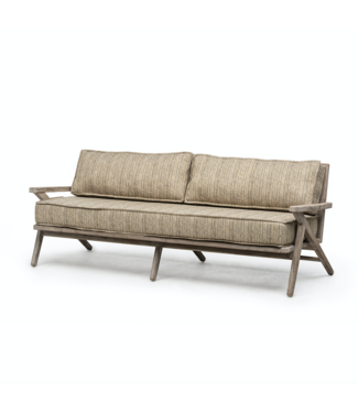 GOMMAIRE Outdoor Meubels | Organic Living 2,5-seters Alabama | Teak Naturgrå