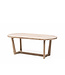 GOMMAIRE Outdoor Meubels | Organic Living Tavolo ovale Dan Small | Teak riciclato grigio naturale