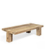 GOMMAIRE Outdoor Meubels | Organic Living Coffee Table Dovetail | Reclaimed Teak Natural Grey