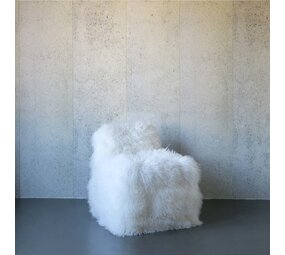 Evolution 21 Fourrure de Mongolie Blanche | Chaise Venise