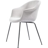 Gubi Chaise de salle à manger chauve-souris | Bouclé Clair 001 & Base Noir Mat Gubi Chaise de salle à manger chauve-souris | Bouclé Clair 001 & Base Noir Mat