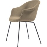 Gubi Silla de comedor de murciélago | Bouclé claro 003 y base negra mate Gubi Silla de comedor de murciélago | Bouclé claro 003 y base negra mate