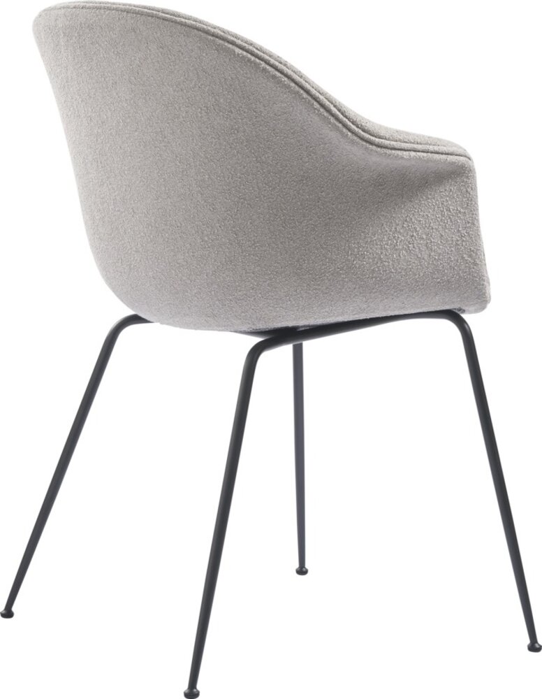 Gubi Chaise de salle à manger chauve-souris | Boucle Lumineuse 008 & Base Noir Mat Gubi Chaise de salle à manger chauve-souris | Boucle Lumineuse 008 & Base Noir Mat