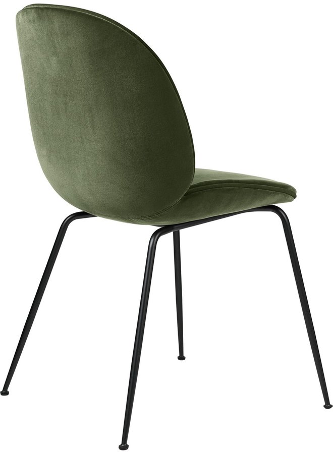 Beetle Dining Chair | Smokey Green & Black Matt Base