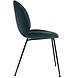 Gubi Chaise de salle à manger Beetle | Base Bleu Acier & Noir Mat Gubi Chaise de salle à manger Beetle | Base Bleu Acier & Noir Mat