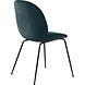 Gubi Chaise de salle à manger Beetle | Base Bleu Acier & Noir Mat Gubi Chaise de salle à manger Beetle | Base Bleu Acier & Noir Mat