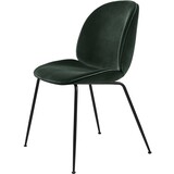 Gubi Silla de comedor escarabajo | Base mate verde esmeralda y negro