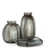 Guaxs Vase Karakol høy | Indigo / Røykgrå
