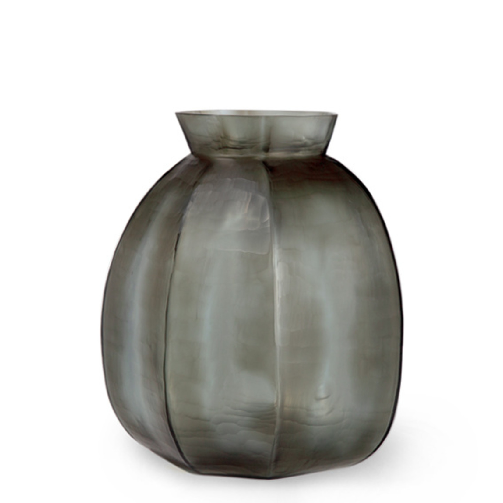 Guaxs Vase Karakol Round | Indigo / Smoke Gray