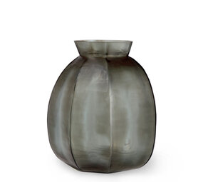 Guaxs Vase Karakol Rund | Indigo / Smoke grå Guaxs Vase Karakol Rund | Indigo / Smoke grå