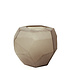 GUAXS Vase Kubisch Rund | Rauchgrau