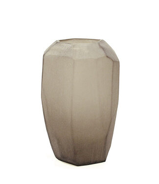 Guaxs GUAXS Vase Kubistisch Hoch | Rauchgrau