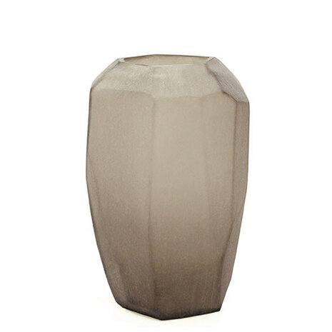 GUAXS Cubistic Tall vase Smokegrey | Ø 31 x H 48 cm - NU PUUR