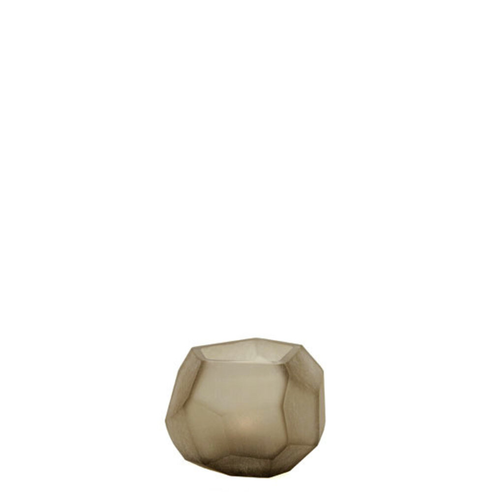 Guaxs Tea light holder Cubistic | smoke grey Guaxs Tea light holder Cubistic | smoke grey