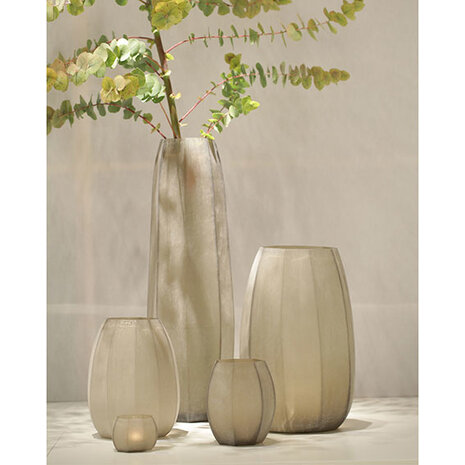 Guaxs Koonam Tealight Holder | Smoke Grey