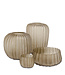 Guaxs Vase Manakara Rond | Gris fumé