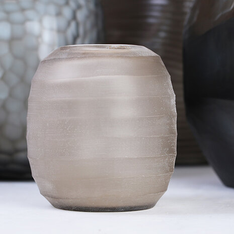 Guaxs Vase Belly L | Gris fumé
