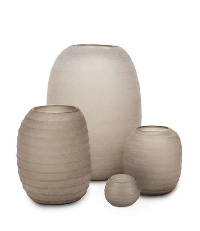 Guaxs Riesige Bauchvase | Rauchgrau