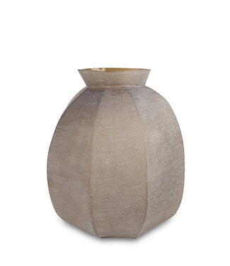Guaxs GUAXS Vase Karakol Rund | Rauchgrau