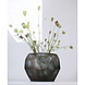 Guaxs Kubische, runde Vase | Indigo / Rauchgrau