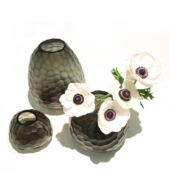 Guaxs Florero Otavalo Pequeño | Índigo / Gris humo