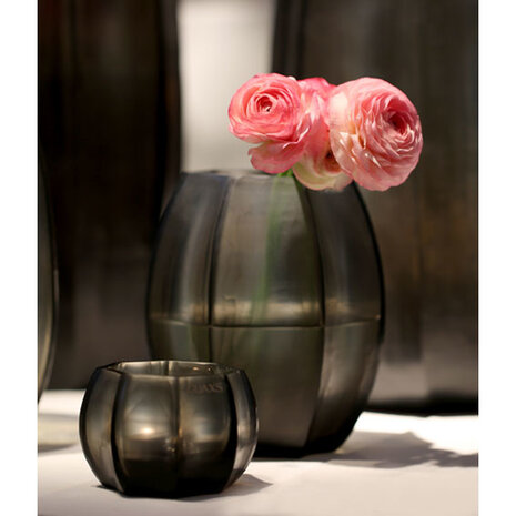 Guaxs Koonam Tealight Holder | Indigo / Smoke Grey