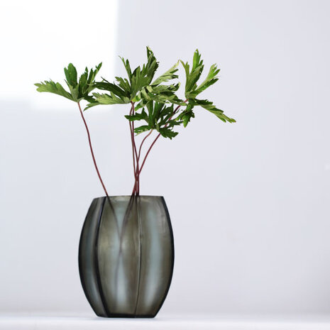 Guaxs Vase Koonam S | Indigo / Røykgrå