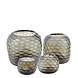 Guaxs Vase Somba S | Indigo / Smoke gray