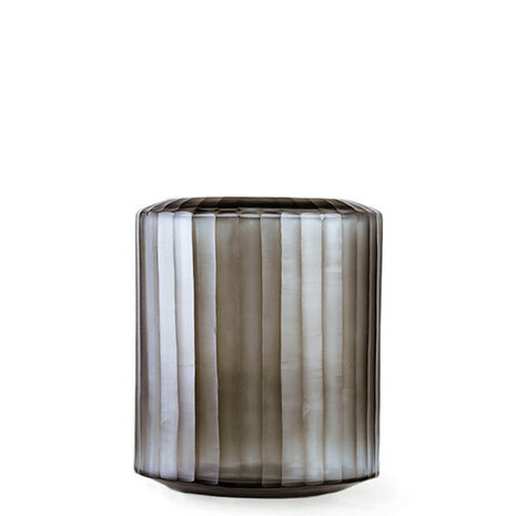Vase Omar M | Indigo / Smoke grey - NU PUUR & GROEN B.V.