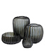 Guaxs Manakara Tealight Holder | Indigo / Smoke Grey