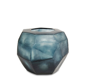 Guaxs Florero Cubistic Redondo | Azul Océano / Índigo Guaxs Florero Cubistic Redondo | Azul Océano / Índigo